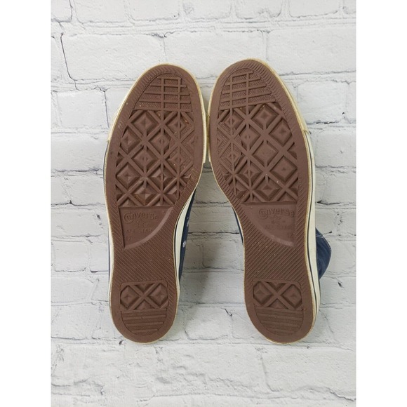 Converse Chuck Taylor All Star High Top Sneakers Men's Sz 12. Women's Sz 14 Blue - Picture 8 of 13